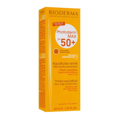 Photoderm max aquafluide toque seco dorado spf50+ Photoderm max aquafluide toque seco dorado spf50+