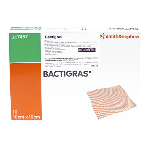 Bactigras 10x10cm 10 piezas precio Bactigras 10x10cm 10 piezas precio