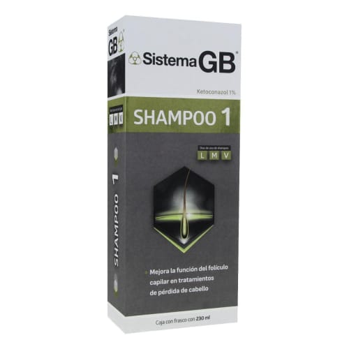 Sistema gb shampoo 1 ketoconazol 1% 230 ml. Sistema gb shampoo 1 ketoconazol 1% 230 ml.