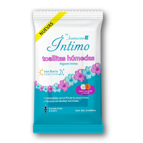Lomecan v íntimo toallitas húmedas uso diario sin alcohol 12 piezas bolsa precio Lomecan v íntimo toallitas húmedas uso diario sin alcohol 12 piezas bolsa precio