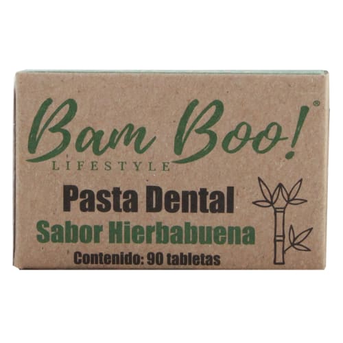 Bamboo pasta dental sólida hierbabuena 90 tabletas precio Bamboo pasta dental sólida hierbabuena 90 tabletas precio