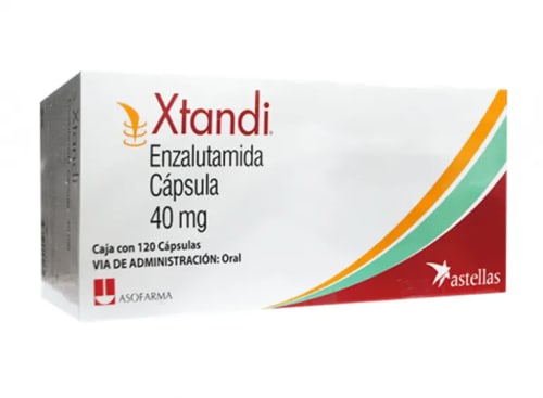 Xtandi enzalutamida 40 mg con 120 cápsulas