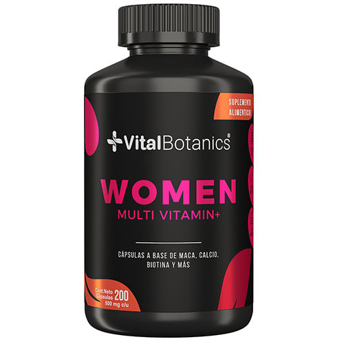 Vitalbotanics women multivitamin + con 200 cápsulas Vitalbotanics women multivitamin + con 200 cápsulas