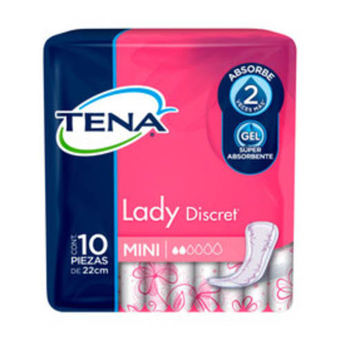 Comprar Tena Lady Discret Mini Protectores De Uso Diario 10 Piezas Bolsa Prixz 