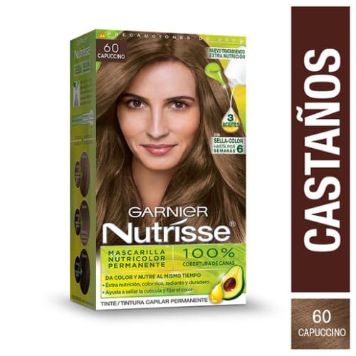 Nutrisse tintes p/ cabello mujer 60 cappuccino 1 pieza caja precio Nutrisse tintes p/ cabello mujer 60 cappuccino 1 pieza caja precio