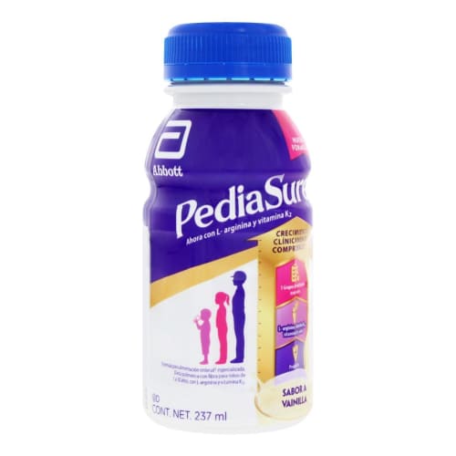 Pediasure alimentación especializada líquida para niños de 1 a 10 años vainilla 237 ml botella Pediasure alimentación especializada líquida para niños de 1 a 10 años vainilla 237 ml botella