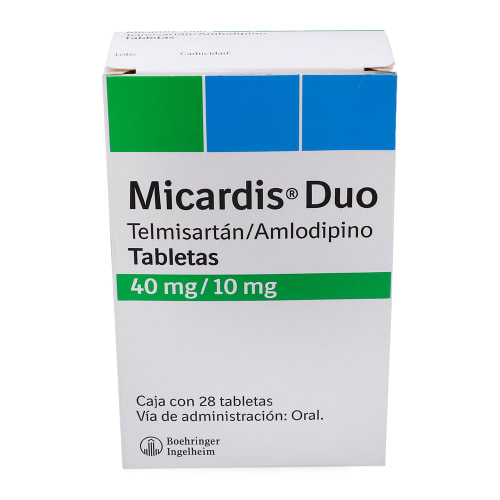 Micardis duo 410 mg oral 28 tabletas precio Micardis duo 410 mg oral 28 tabletas precio