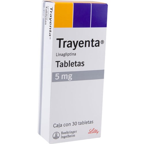 Trayenta linagliptina 5 mg con 30 tabletas