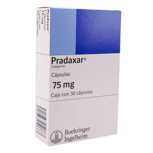 Pradaxar 75 mg oral 30 capsulas precio Pradaxar 75 mg oral 30 capsulas precio