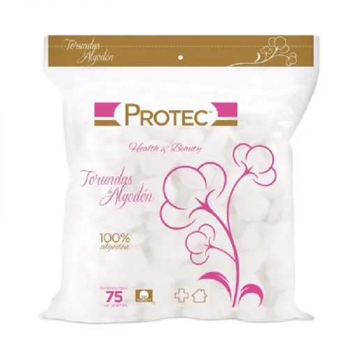 Bolsa de algodon con 150 torundas 75 g precio Bolsa de algodon con 150 torundas 75 g precio