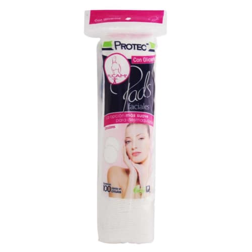 Protec pads faciales 100 piezas bolsa precio Protec pads faciales 100 piezas bolsa precio