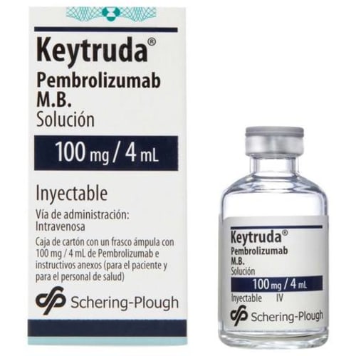Keytruda inyección 100mg/4ml solución 1 precio Keytruda inyección 100mg/4ml solución 1 precio