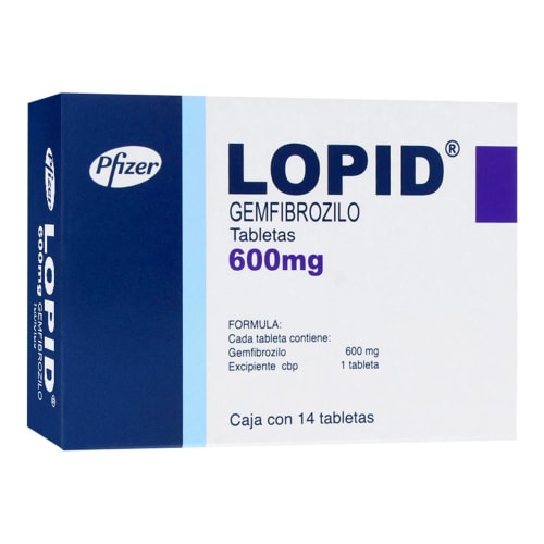 Lopid 14 tabletas 600mg Lopid 14 tabletas 600mg