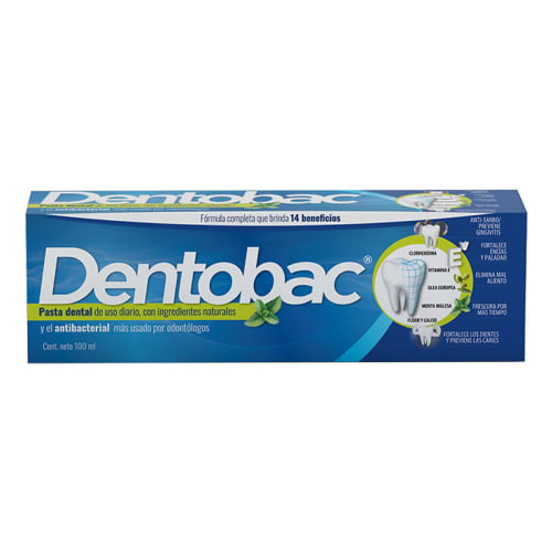 Dentobac dental 125g crema 100ml precio Dentobac dental 125g crema 100ml precio