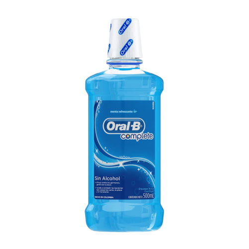 Oral b enjuague bucal complete sin alcohol 500 ml Oral b enjuague bucal complete sin alcohol 500 ml