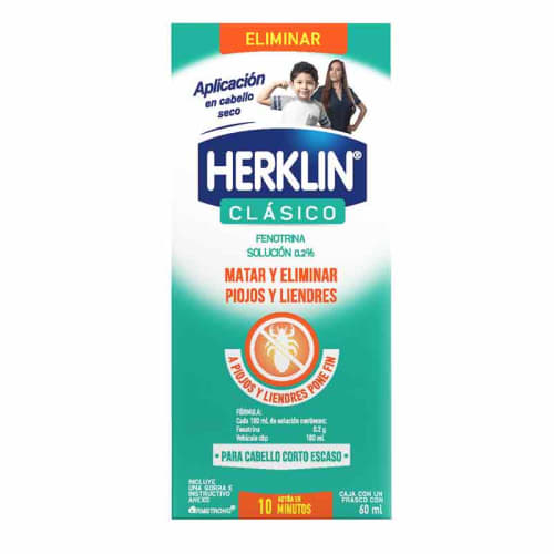Herklin shampoo frasco 60 ml