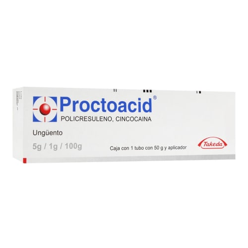 Proctoacid ungüento tubo 50gr + aplicador Proctoacid ungüento tubo 50gr + aplicador