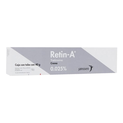 Retin a crema 0.025% tubo 40g Retin a crema 0.025% tubo 40g