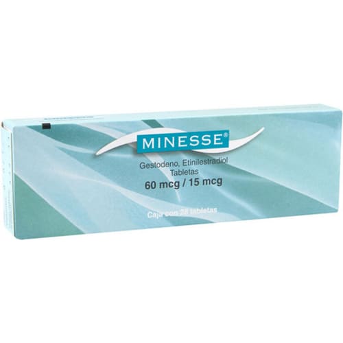 Minesse 60/15 mc g oral 28 grageas precio Minesse 60/15 mc g oral 28 grageas precio