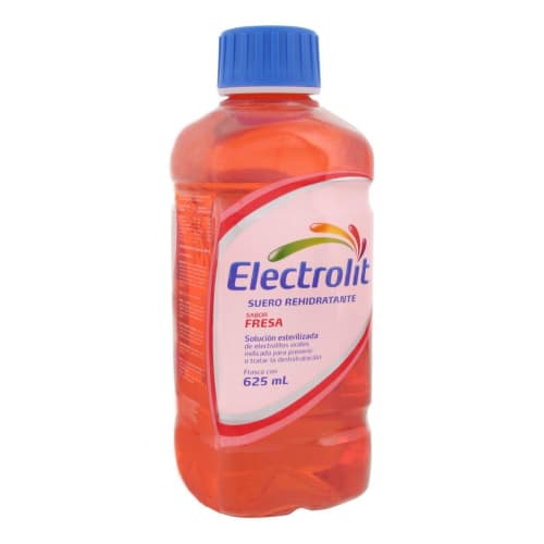 Electrolit fresa frasco solución 625ml Electrolit fresa frasco solución 625ml