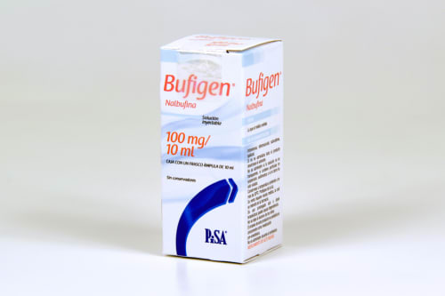 Bufigen nalbufina 100 mg solución inyectable con 1 frasco con ámpula