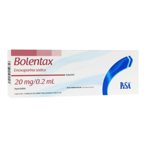 Bolentax 2 jeringas prellenadas 20mg/0.2ml Bolentax 2 jeringas prellenadas 20mg/0.2ml