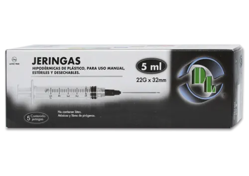 Jeringa negra 5 jeringas 22x32mm/5 ml precio Jeringa negra 5 jeringas 22x32mm/5 ml precio