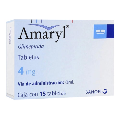 Amaryl 15 tabletas 4mg Amaryl 15 tabletas 4mg