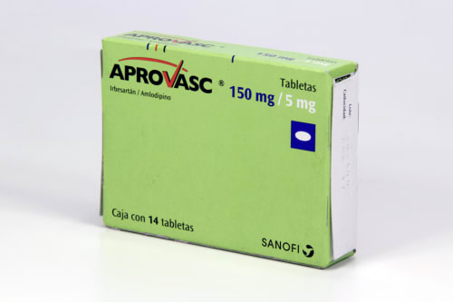 Aprovasc Irbesartan 150 Mg Amlodipino 5 Mg Con 14 Tabletas Prixz Farmacia A Domicilio