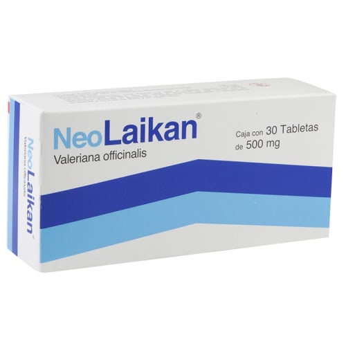 Neolaikan valeriana officinalis 500 mg con 30 tabletas