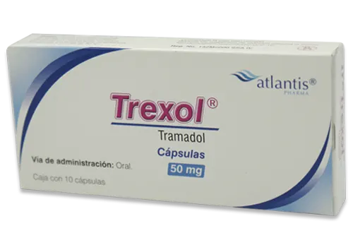 Trexol 10 capsulas 50 mg precio
