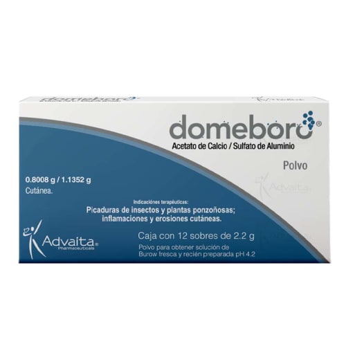 Domeboro pvo 2.2g sobre 12 precio Domeboro pvo 2.2g sobre 12 precio