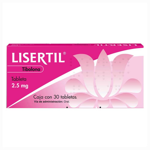 Lisertil 30 tabletas 2.5 mg precio
