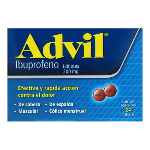 Advil 28 tabletas 200mg