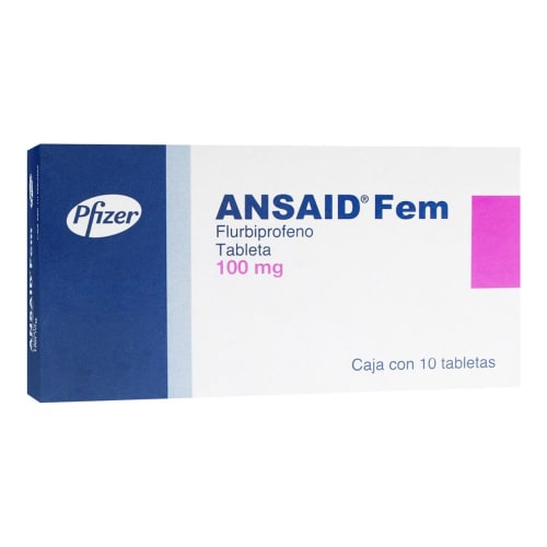 Ansaid fem 10 tabletas 100mg Ansaid fem 10 tabletas 100mg