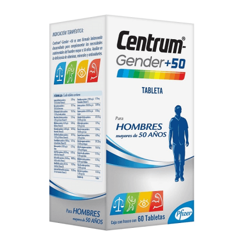 Centrum multivitamínico gender h +50 hombres precio Centrum multivitamínico gender h +50 hombres precio