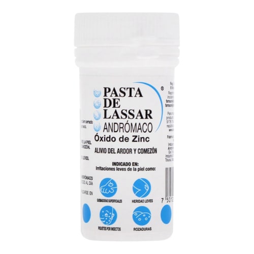 Pasta de lassar óxido de zinc con 30 gr – Prixz | Farmacia a Domicilio