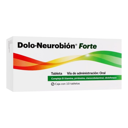 Dolo neurobion forte 10 tabletas Dolo neurobion forte 10 tabletas