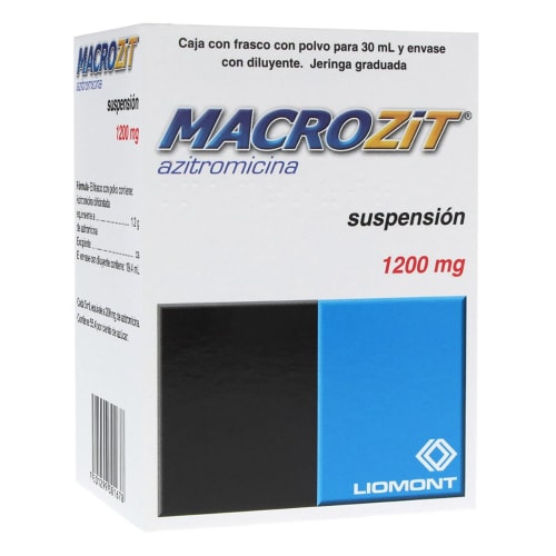 Macrozit frasco 1200mg polvo p/30ml Macrozit frasco 1200mg polvo p/30ml
