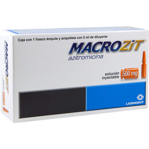 Macrozit 500mg iv frasco con ampula 1 precio Macrozit 500mg iv frasco con ampula 1 precio