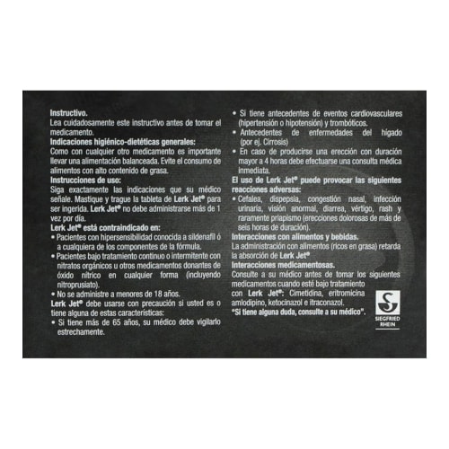 sildenafil lerk jet precio