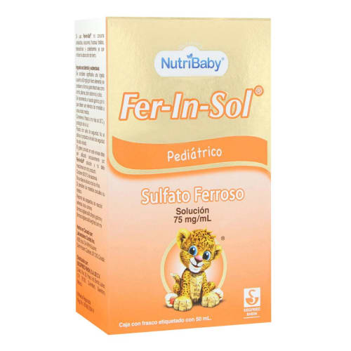Fer-in-sol frasco solución 75mg/50ml Fer-in-sol frasco solución 75mg/50ml