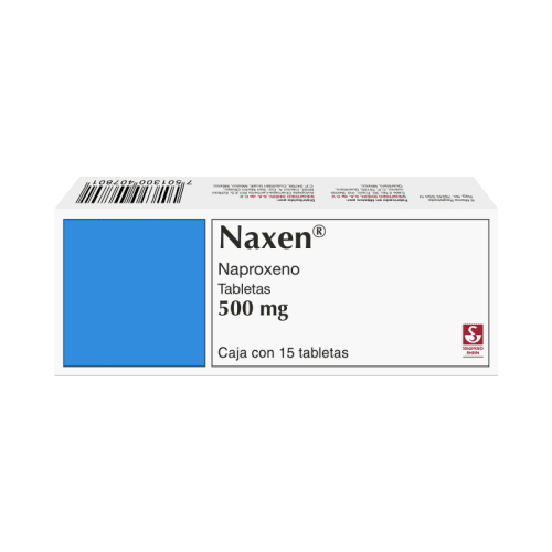 Naxen 15 tabletas 500 mg precio Naxen 15 tabletas 500 mg precio
