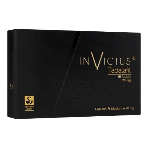 Invictus 4 tabletas 20mg Invictus 4 tabletas 20mg