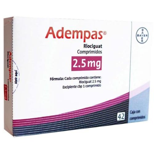 Adempas 2.5 mg comprimidos 42 precio Adempas 2.5 mg comprimidos 42 precio