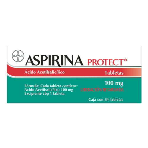 Aspirina Protect Cido Acetilsalic Lico Mg Tabletas Prixz Farmacia A Domicilio