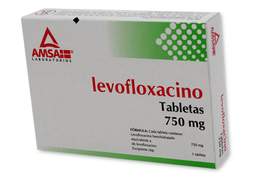 Levofloxacino 7 tabletas 750 mg precio
