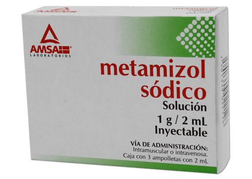 Metamizol sodico g.i. 3 ampolleta 1g/2 ml precio Metamizol sodico g.i. 3 ampolleta 1g/2 ml precio