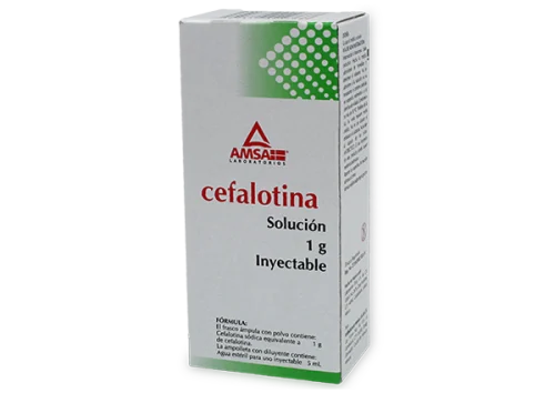 Cefalotina 1 frasco con ampula 1g/5 ml precio Cefalotina 1 frasco con ampula 1g/5 ml precio