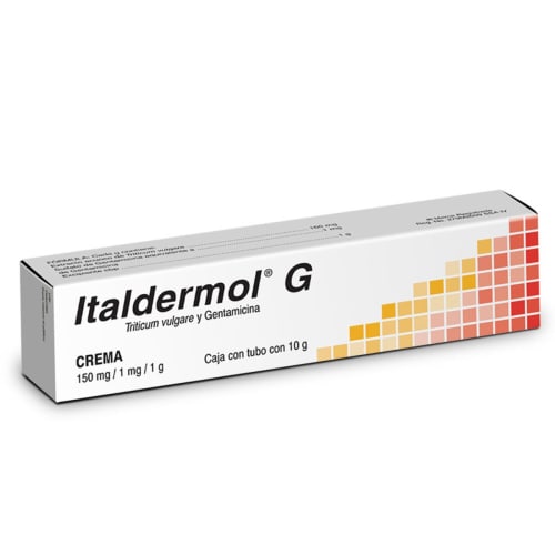 Italdermol g triticum vulgare, gentamicina 150/1 mg crema con 10 gr